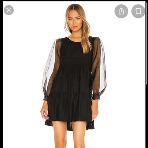 Amanda Uprichard Elaina dress. Size S. NWT. Black